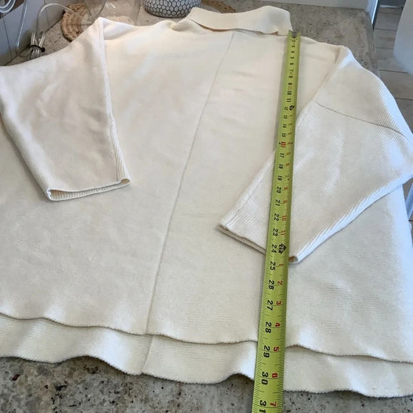 Davi & Dani Vici Cream Knit Turtleneck Sweater Dress Size Large - Picture 9 of 12